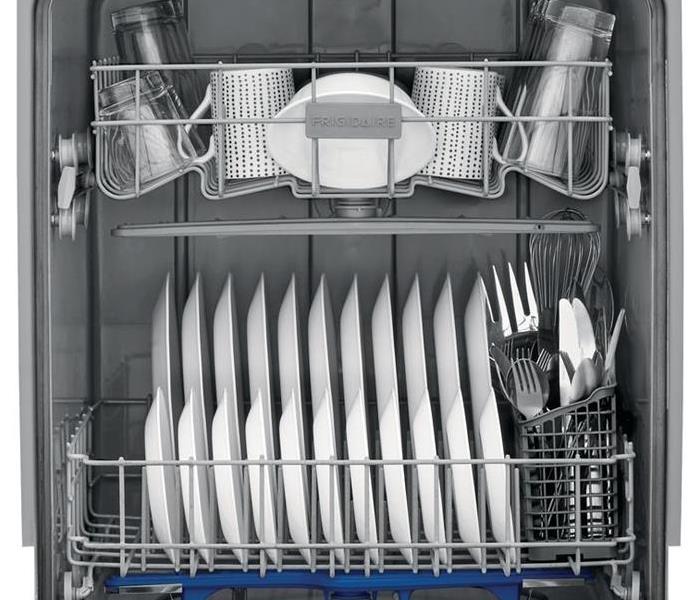 Dishwasher with dishes 